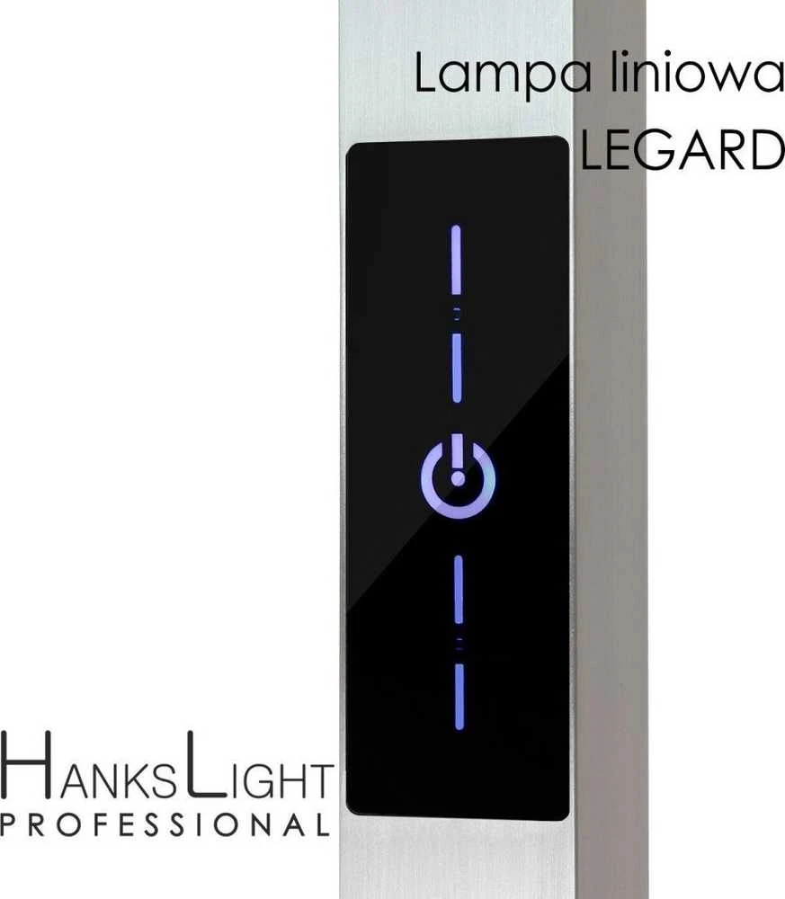 HanksLight Grindų lempa LED stovi lempa, aliuminis, 1200*2146mm, aukštyn 21W/žemyn36W, 4000K