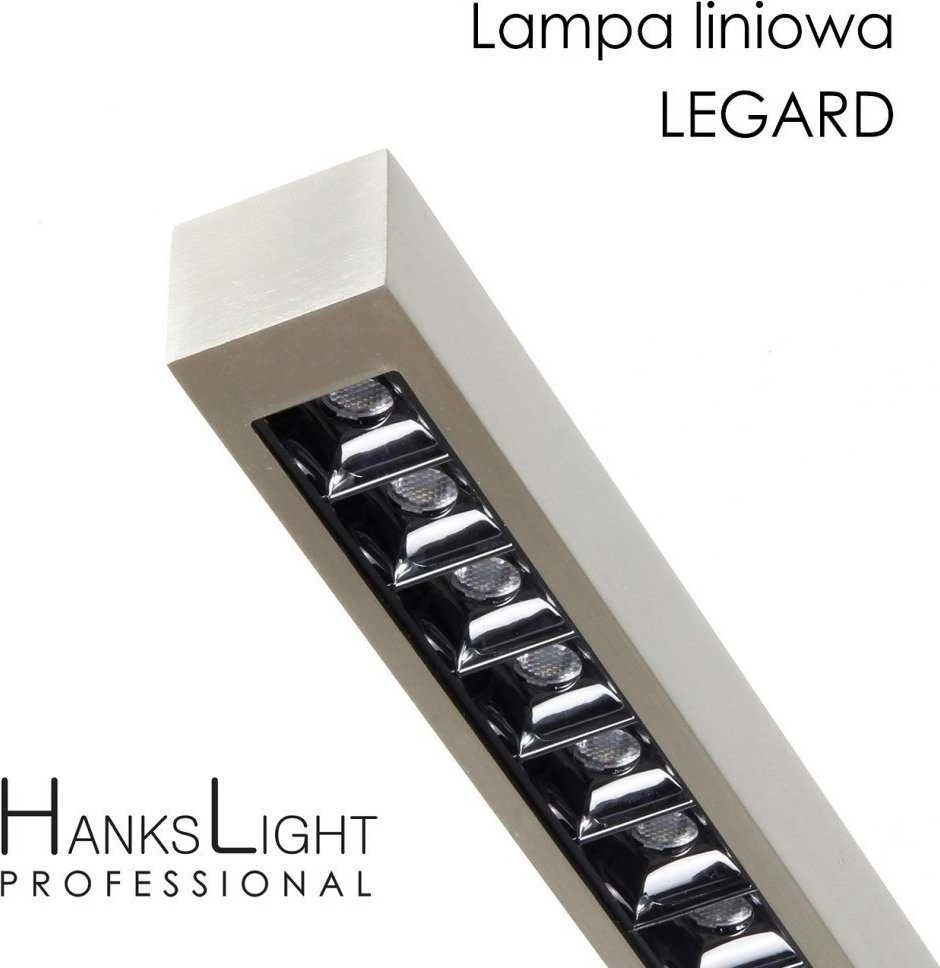 HanksLight Grindų lempa LED stovi lempa, aliuminis, 1200*2146mm, aukštyn 21W/žemyn36W, 4000K