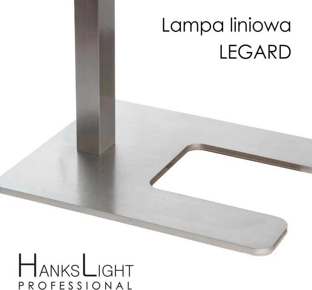 HanksLight Grindų lempa LED stovi lempa, aliuminis, 1200*2146mm, aukštyn 21W/žemyn36W, 4000K