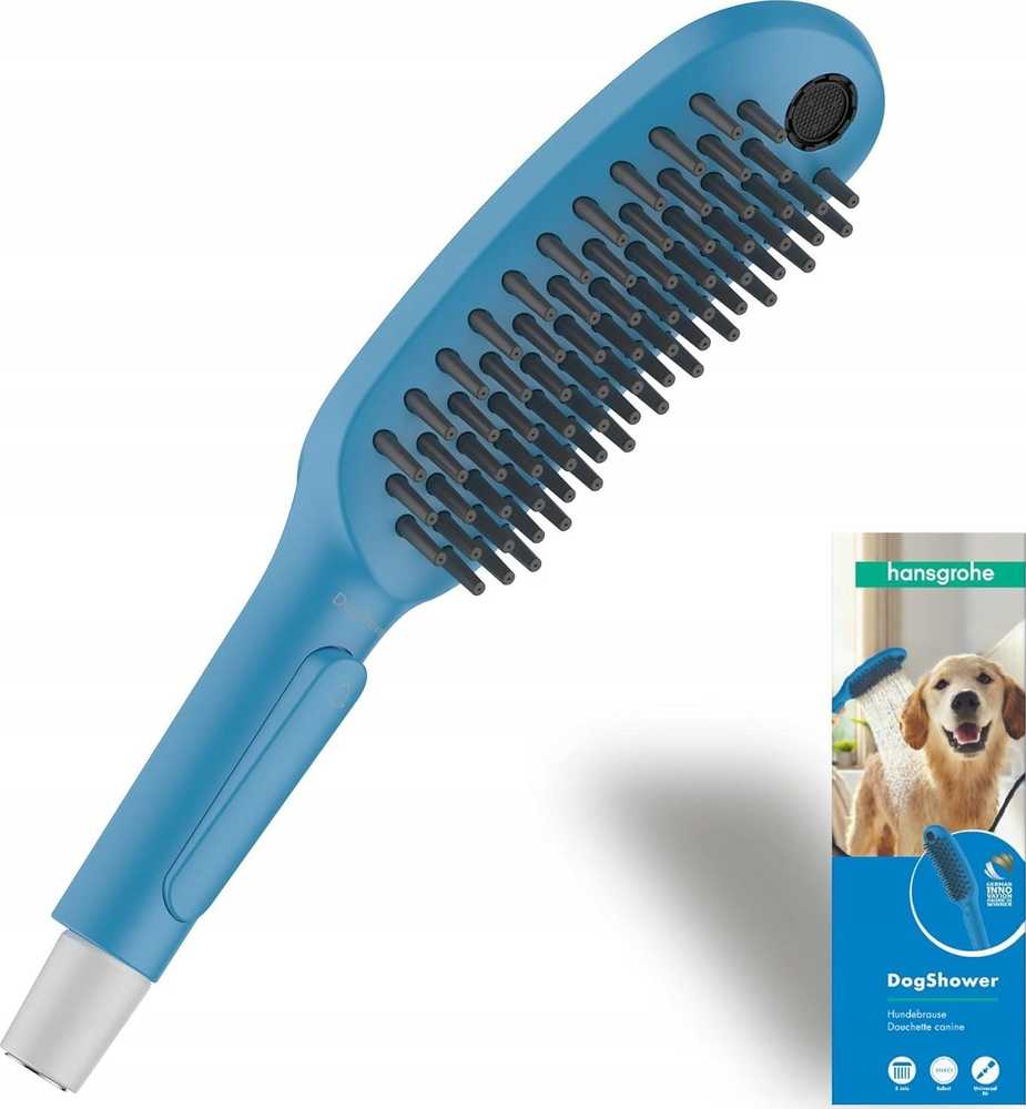 Hansgrohe DogShower Główka prysznicowa dla psów 150 3jet su masującymi dyszami, Kolor wykończenia Mėlynas