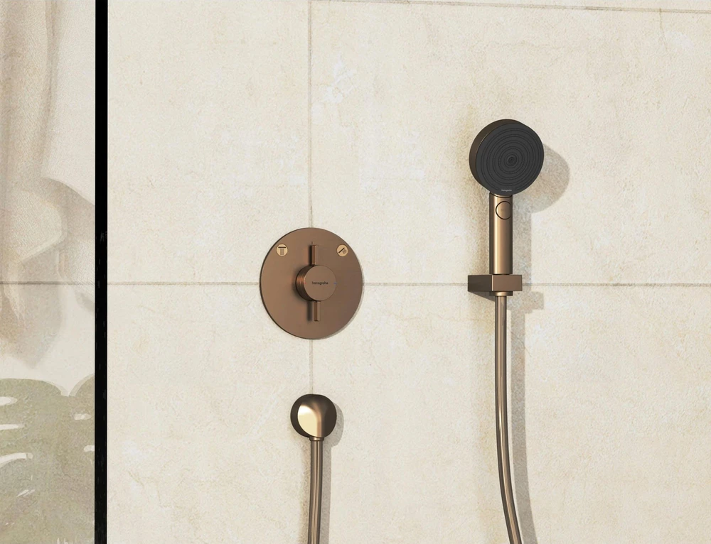 Hansgrohe DuoTurn S Maišytuvas su 2 išvadais, įmontuojamas, Spalva šlifuota bronza