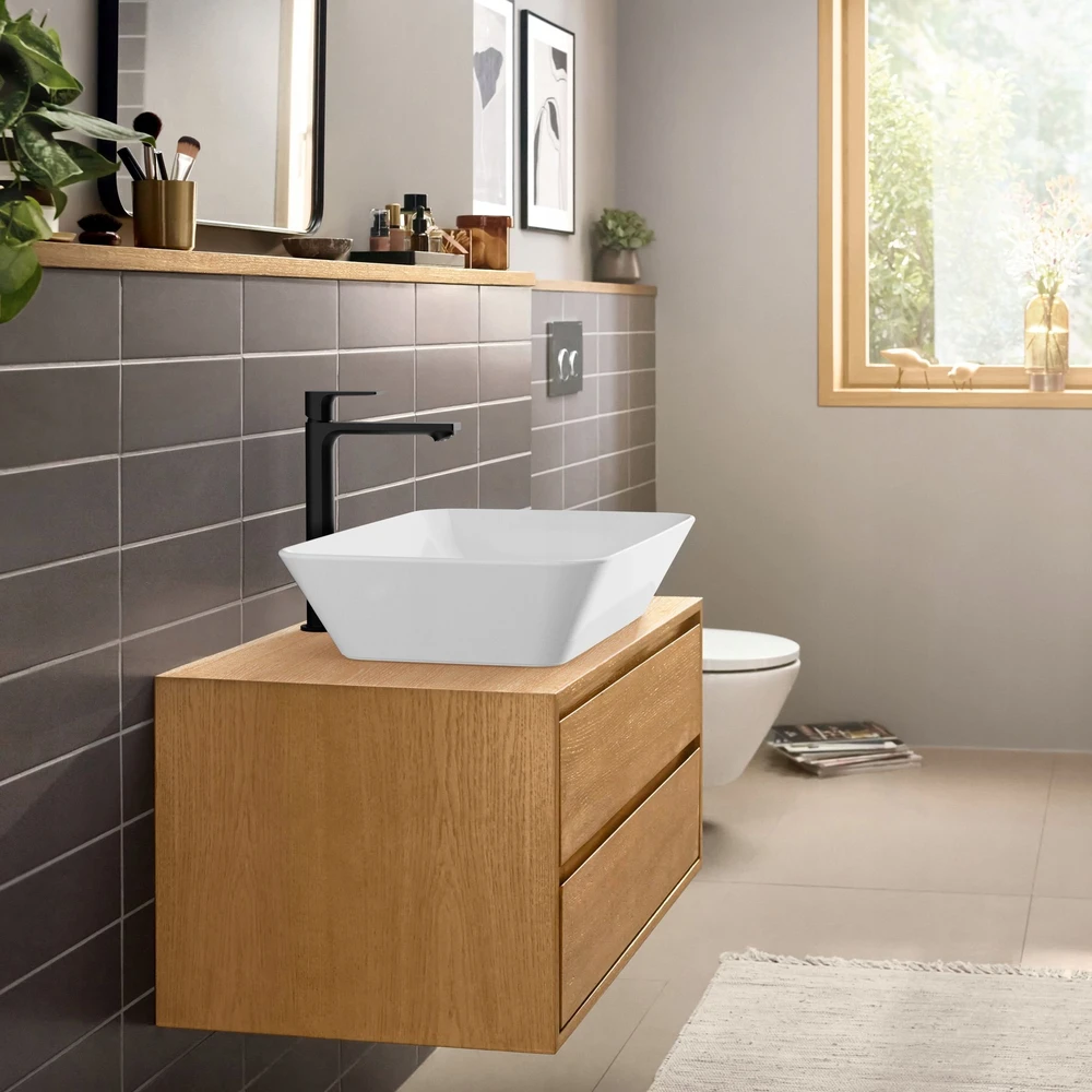 Hansgrohe izlietnes maisītājs Rebris E 240 CoolStart, ar pop-up, matēts juodas