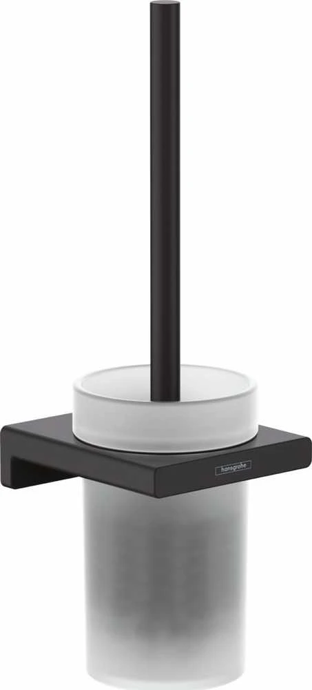 Tualeto šepetys su laikikliu Hansgrohe AddStoris 41752670, juodas matinis
