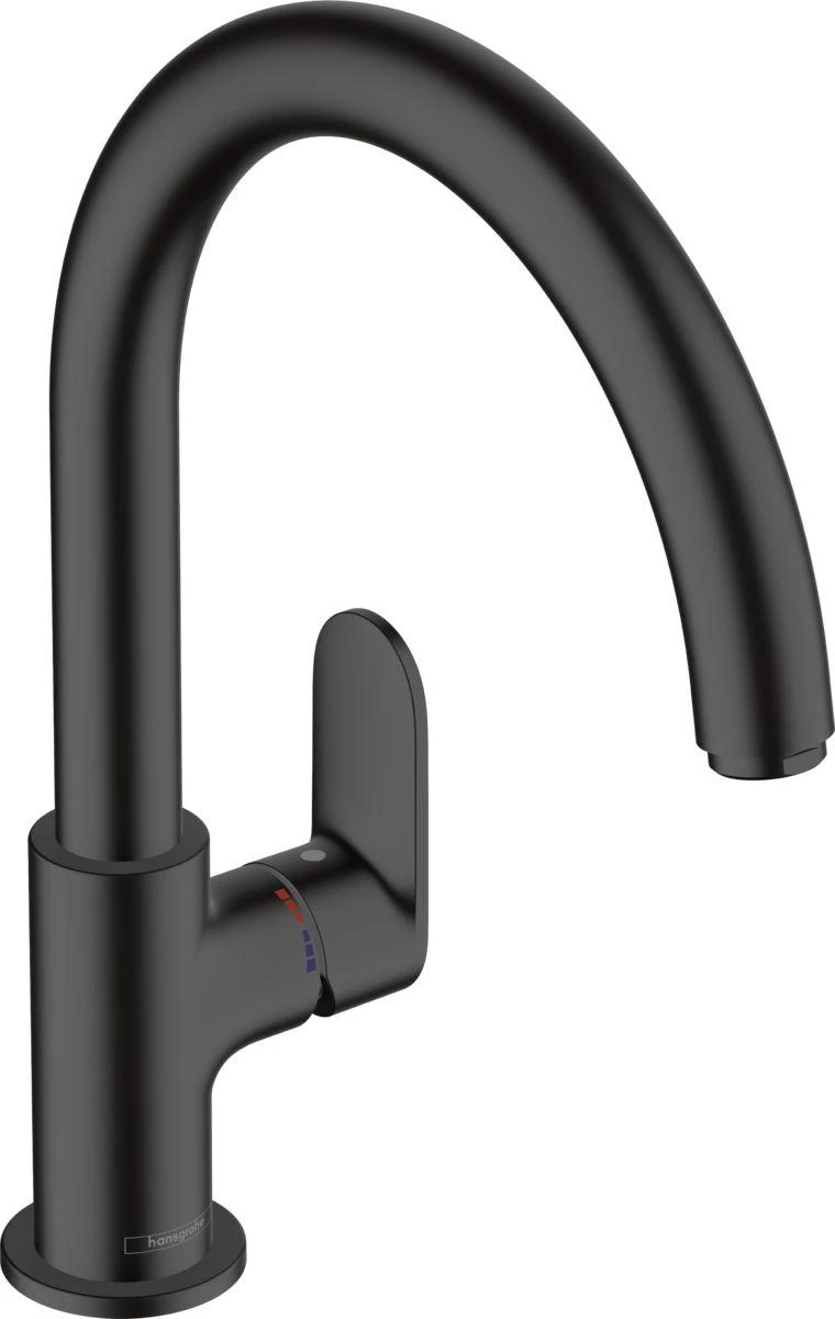 Virtuvinis maišytuvas Hansgrohe Vernis Blend M35 210, 71870670, juodas matinis