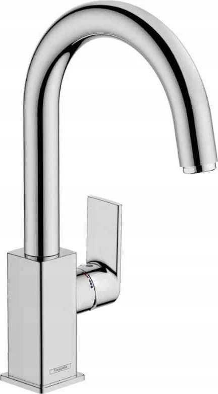 Hansgrohe izlietnes maisītājs Vernis Shape 200, ar pop-up, paaugstināts, hroms