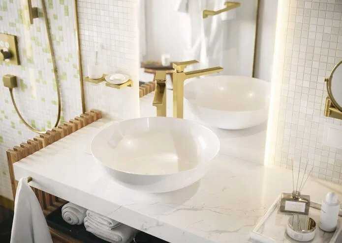 Hansgrohe hook AddStoris, polished auksinis optic