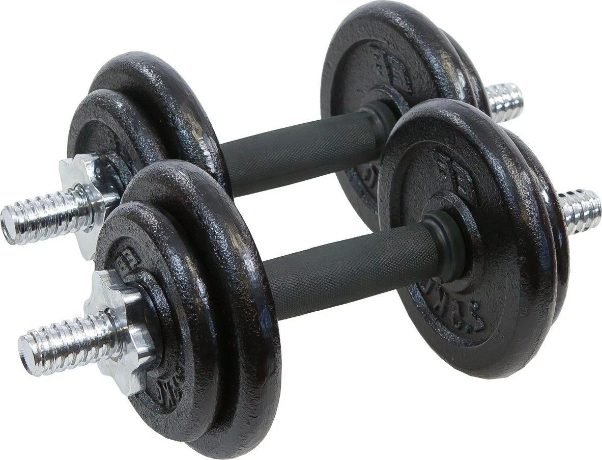 Enero Keičiamo svorio hanteliai EB Fit, 19kg (2x9.5kg)