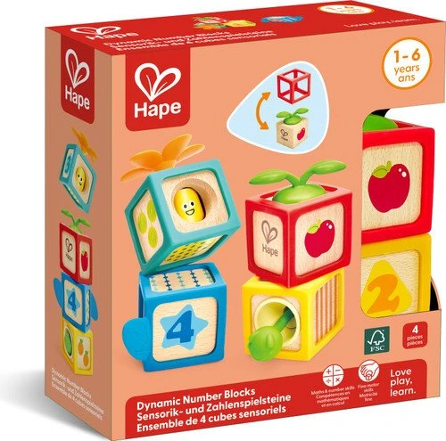 Hape dinaminės skaičių kaladėlės (87-0542)