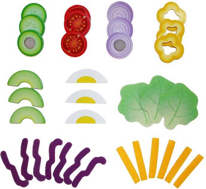 Hape - Sveikų salotų žaidimų rinkinys (87-3174)