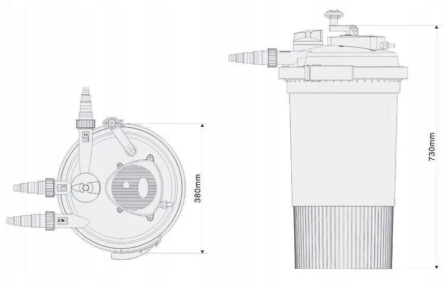 SUNSUN CPF-15000 18W UV Slėginis tvenkinių filtras