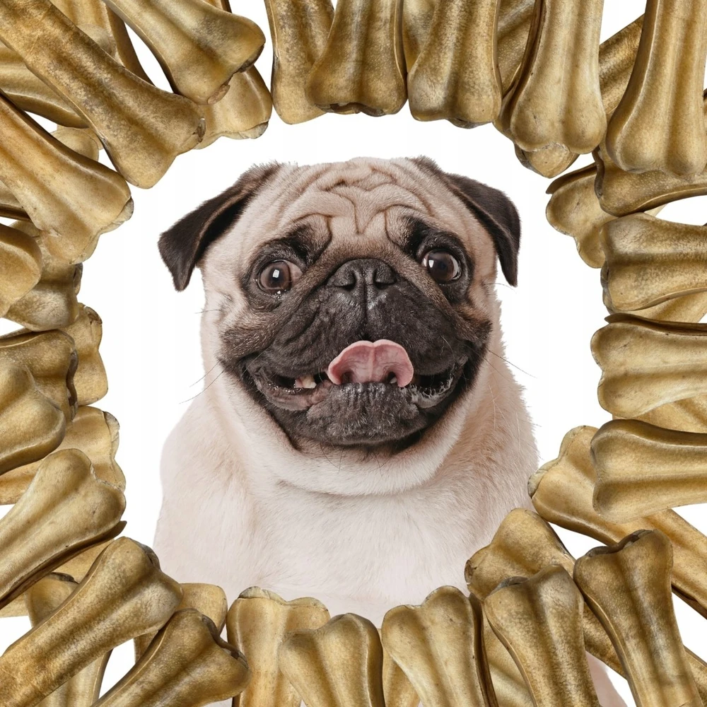 Happet Presuoti riestainiai su kaulais, ponas „Pretzel“, 10 cm, 30 vnt.