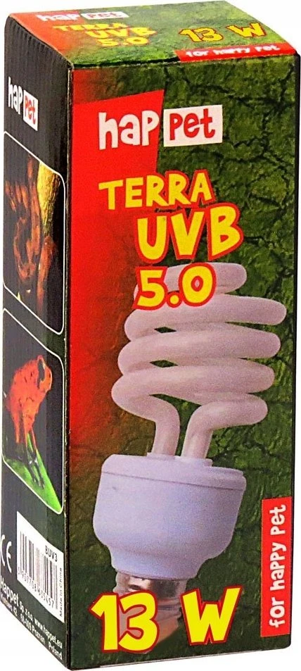 Happet Terra UVB lemputė Happet 5.0/13W