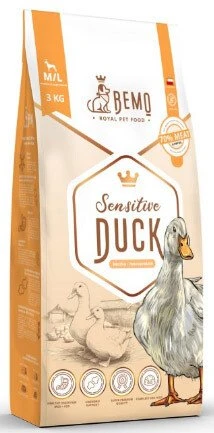 BEMO Sensitive antiena Medium/Large Mono - sausa šunų dieta - 3kg