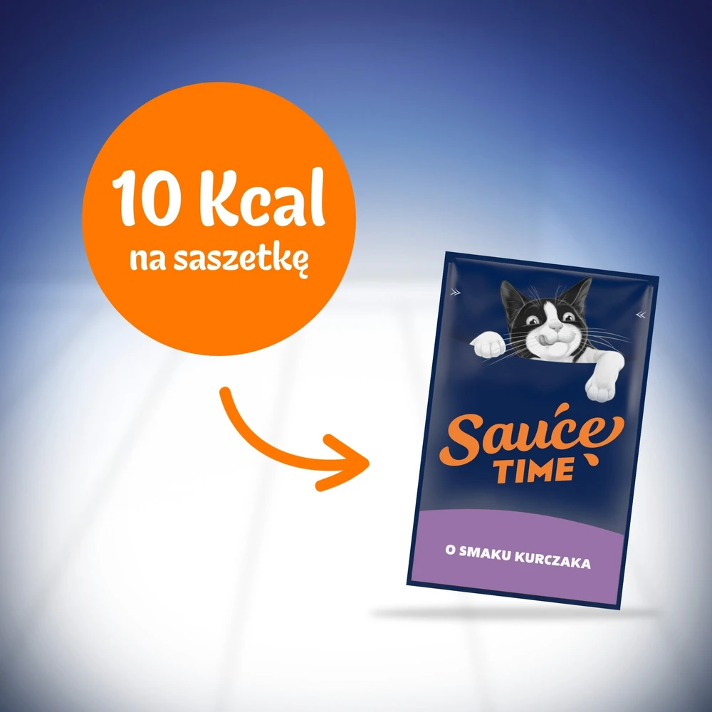 Purina Nestle Felix Sauce Time – šlapias kačių maistas – 6x40g