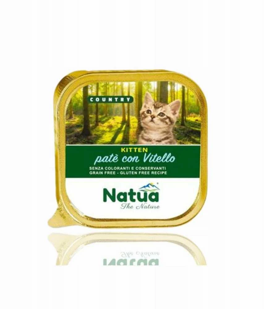 NA2 NATUA Country Kitten Veal – šlapias kačių maistas – 100g