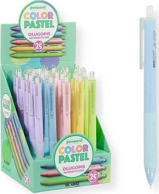 Happy Color Spalvotas pastelinis rašiklis (25 vnt.)