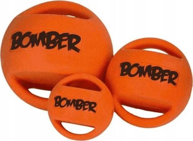 Happy Dog Durafoam Bomber Micro žaislas, 8 cm, oranžinis
