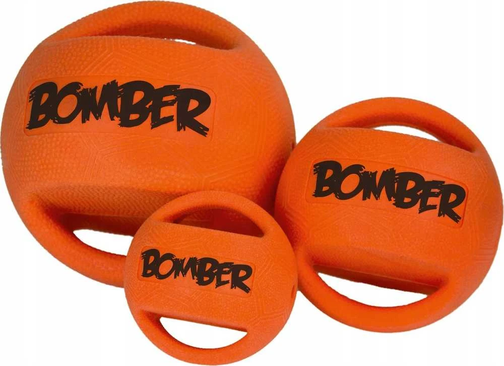 Happy Dog Durafoam Bomber Mini žaislas, 11 cm, oranžinis