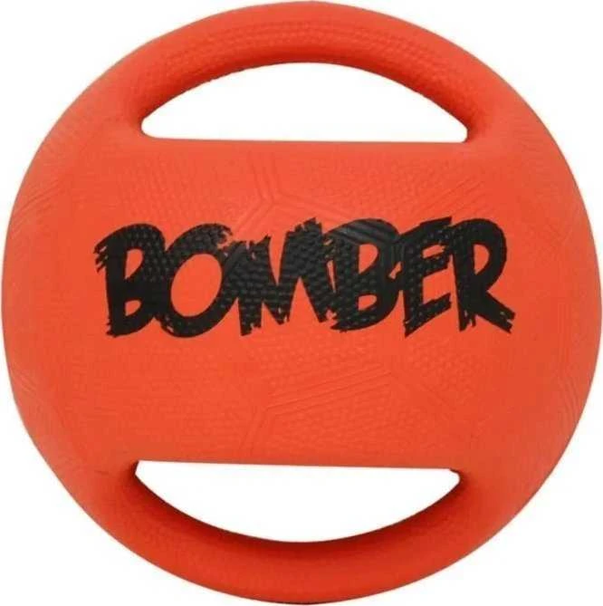 Happy Dog Durafoam Bomber Mini žaislas, 11 cm, oranžinis