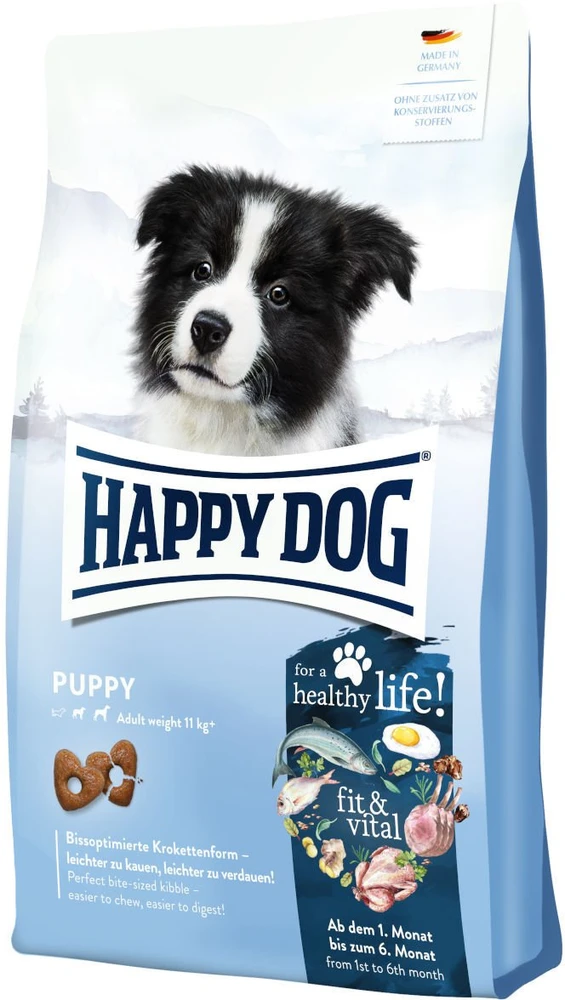Happy Dog Fit&Vital Puppy, sausas maistas, šuniukams, 1-6 mėn., 1kg