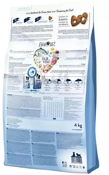 Happy Dog Fit&Vital Puppy, sausas maistas, šuniukams, 1-6 mėn., 4kg