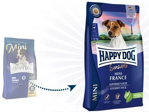 Happy Dog Mini Francja, sausas maistas, šuniui, 4kg