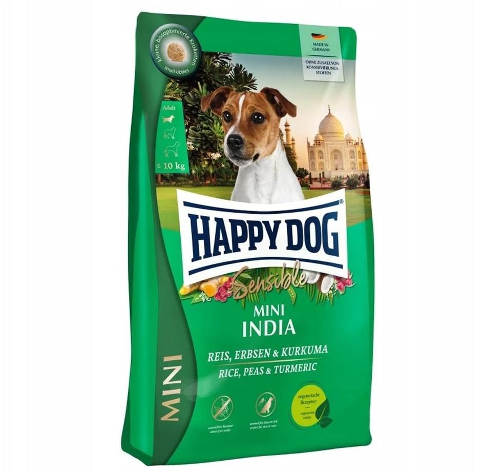 Happy Dog Mini India, sausas maistas, šuniui, 800g