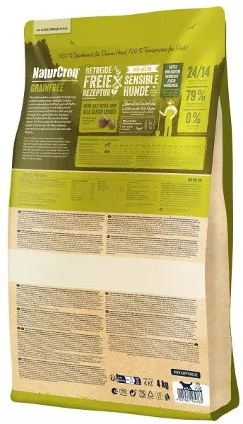 Happy Dog NaturCroq Grainfree, sausas maistas, šunims, 4kg