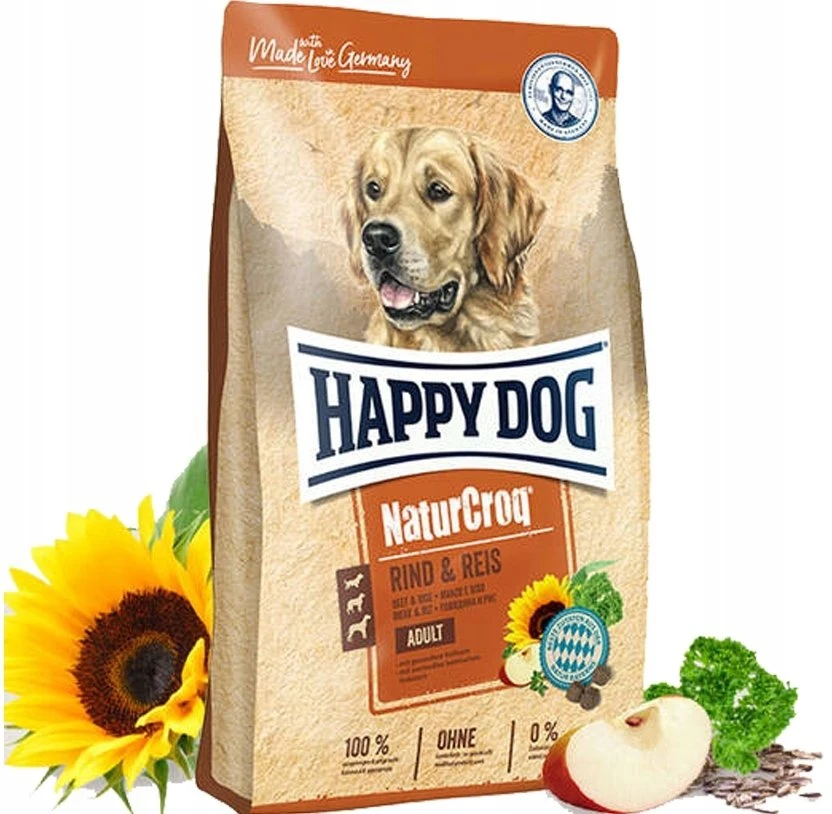 Happy Dog NaturCroq jautiena/ryż 11kg