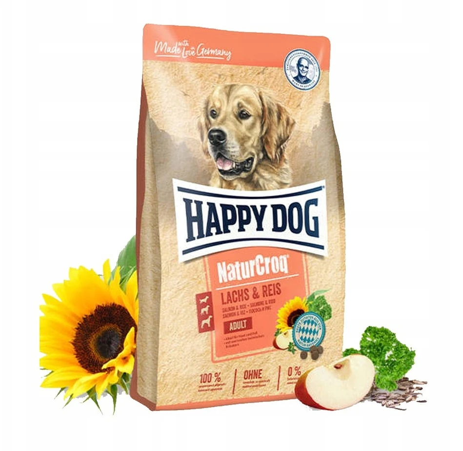 Happy Dog NaturCroq lašiša & ryż, 11 kg