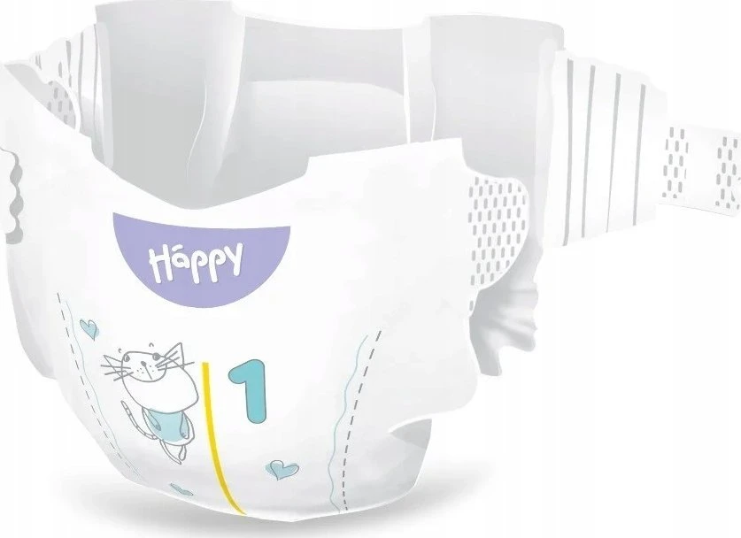 BELLA Baby Happy Baby sauskelnės 1 NEWBORN 2-5kg 42 vnt.
