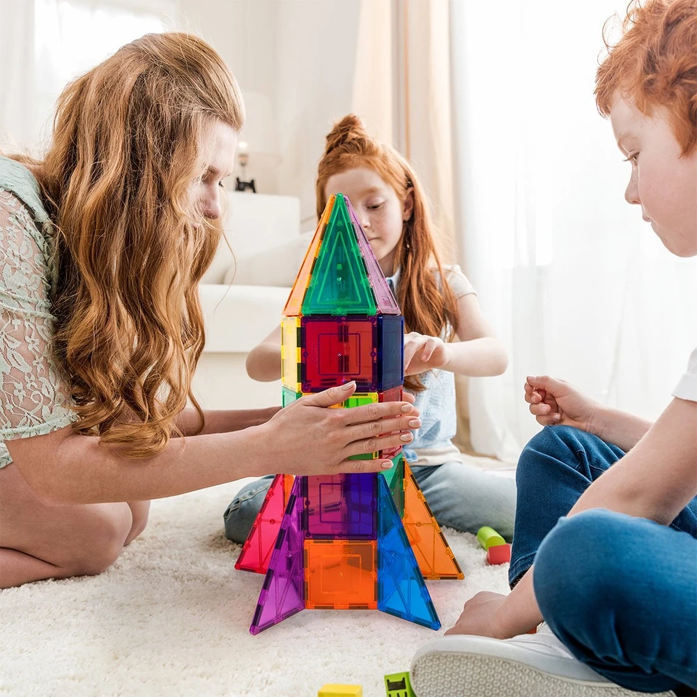 Happy Kiddo PICASSO TILES Magnetinis konstruktorius Rocket Booster 32 det., PT32