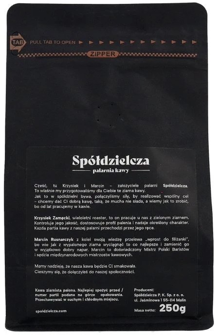 Hard Beans Coffee Kava pupelėmis MRC. Kosta Rika 250 g