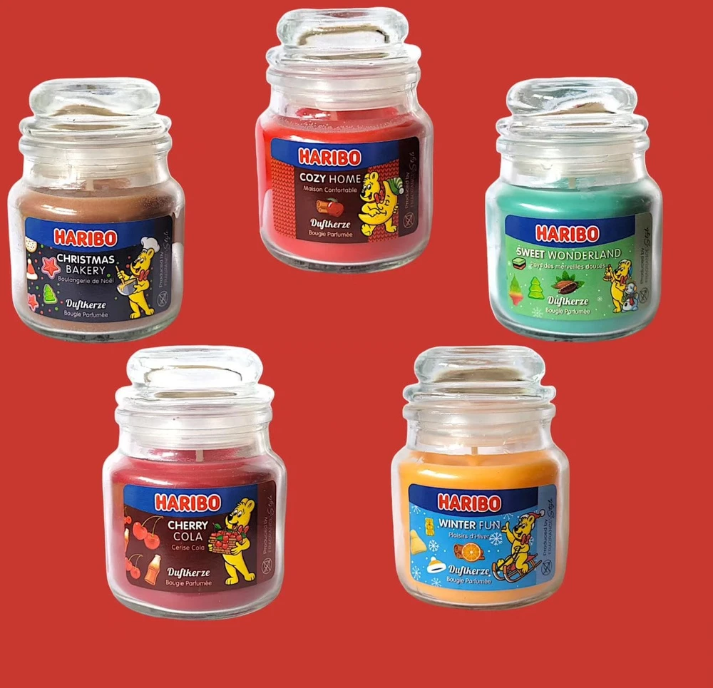Haribo prekystalio ekspozicijos vitrina 85g 6x5 skirtingi žiemos kvapai