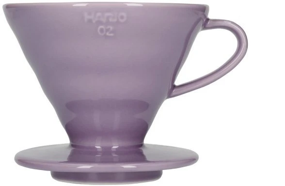 Hario keraminis kavos lašintuvas Hario V60-02 - Violetinė