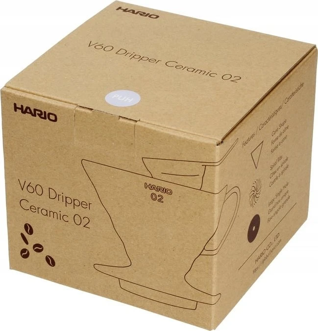 Hario V60-02 keramikinis kavos lašintuvas Violetinė Heather