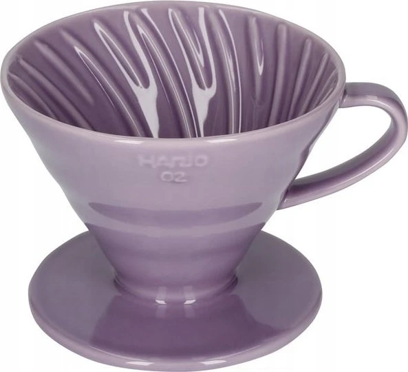 Hario V60-02 keramikinis kavos lašintuvas Violetinė Heather