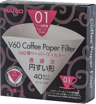 Hario paper filters for V60-01 dripper
