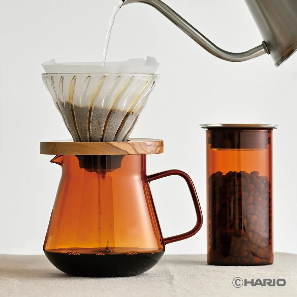 Hario - Colors Tea & Coffee Server Amber 600ml
