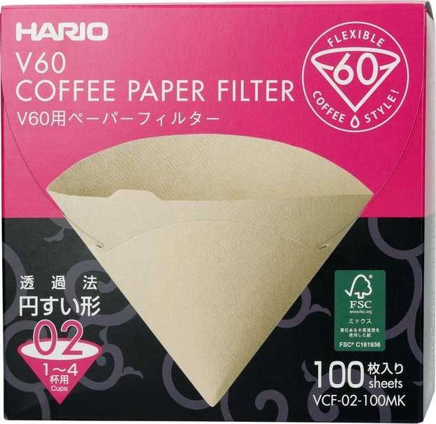 Popieriniai filtrai Hario V60 02 MK, 100 vnt.