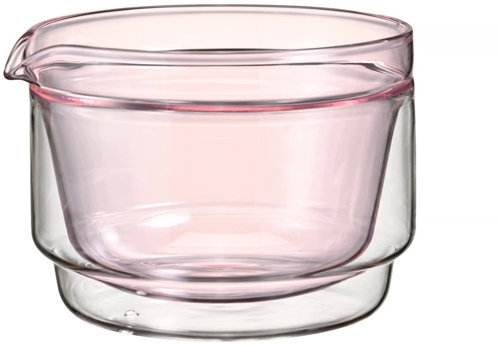 Hario - Chasen stovas ir dubenėlis 100 ml - rožinis