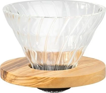 Hario V60 01 kavinukas su alyvmedžio detale