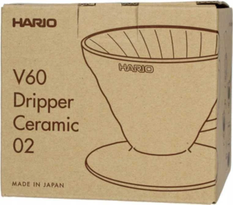 Ceramic coffee dripper Hario V60-02 Matte Juodas