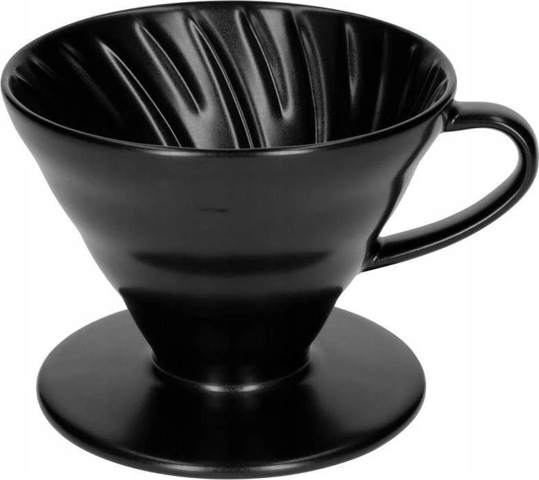 Ceramic coffee dripper Hario V60-02 Matte Juodas