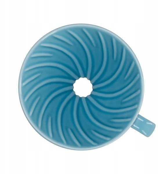 Hario V60-02 keramikinis kavos lašintuvas mėlynas