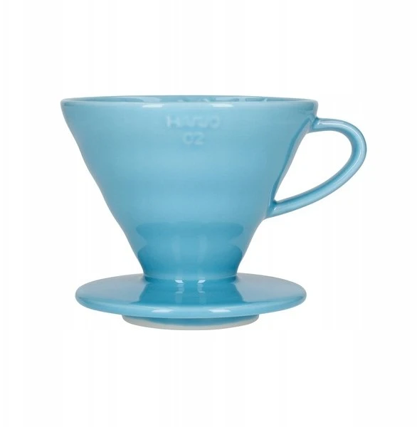 Hario V60-02 keramikinis kavos lašintuvas mėlynas