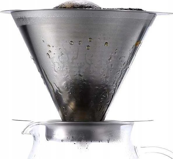 Hario dvigubo tinklelio metalinis lašintuvas V60-02