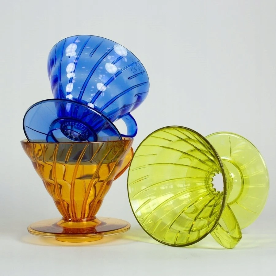 Hario Plastikinis lašintuvas V60-02 Saulėgrąžų geltona