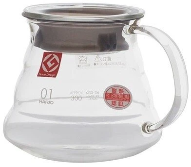 Hario V60-01 kavinukas su dangteliu