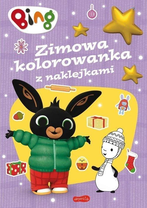 HARPERCOLLINS *****Žiemos spalvinimo knygelė su Bing lipdukais 80242